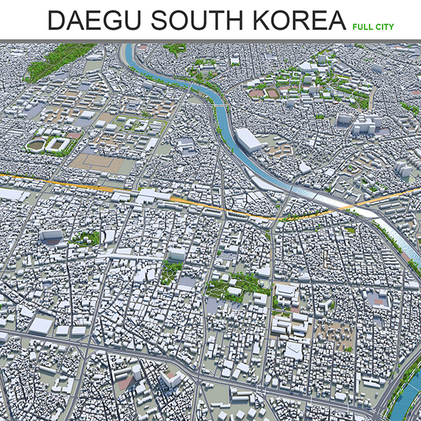Daegu City South - 3Docean 27712267
