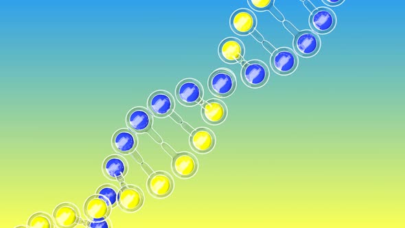 DNA Ukraine Molecule Macro Atom Cell Serum Liquid Cream Collagen Able to Loop Seamless alt