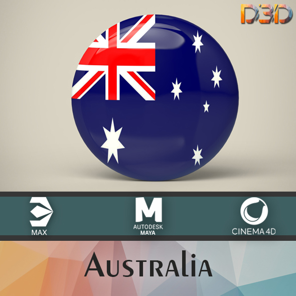 Australia Badge - 3Docean 33712724