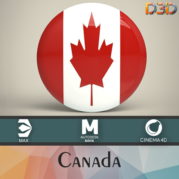 Canada Badge - 3Docean 33712735
