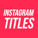 35 Titles For Instagram - VideoHive Item for Sale