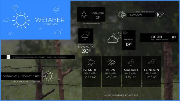 Weather Forecast Broadcast - VideoHive 33713458