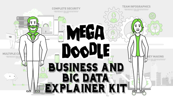 Mega Doodle Business - VideoHive 33718545