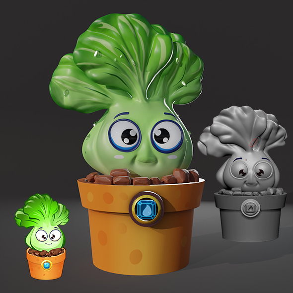 Low Poly Cabbage - 3Docean 33718598