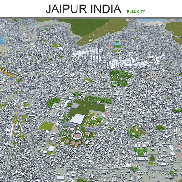 Jaipur City India - 3Docean 27719403