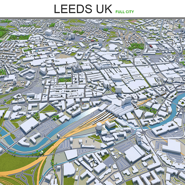 Leeds city UK - 3Docean 28614145