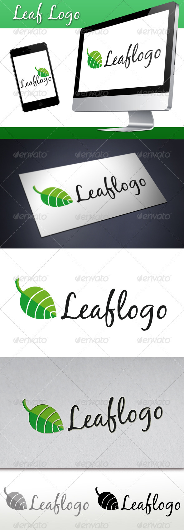 Leaf Logo - Nature Logo Templates