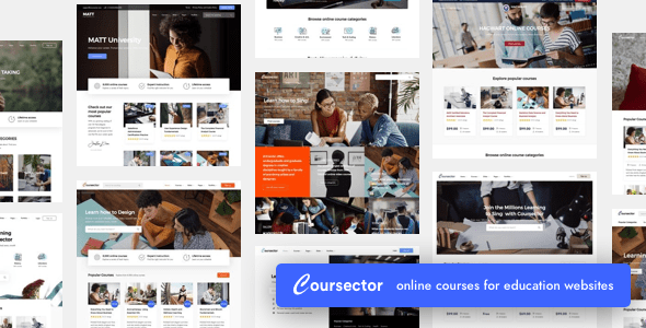 Coursector LMS - ThemeForest 24553720