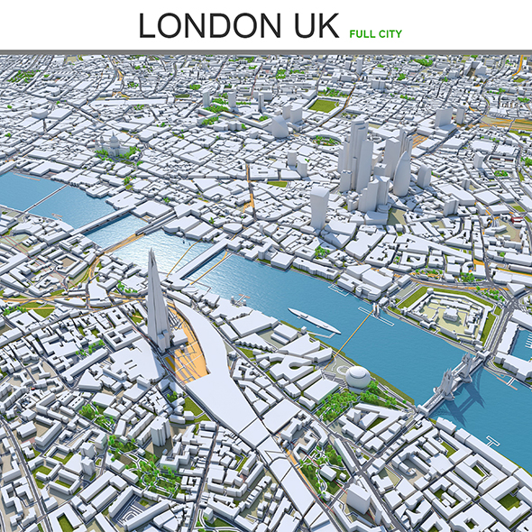 London city 3d - 3Docean 28700017