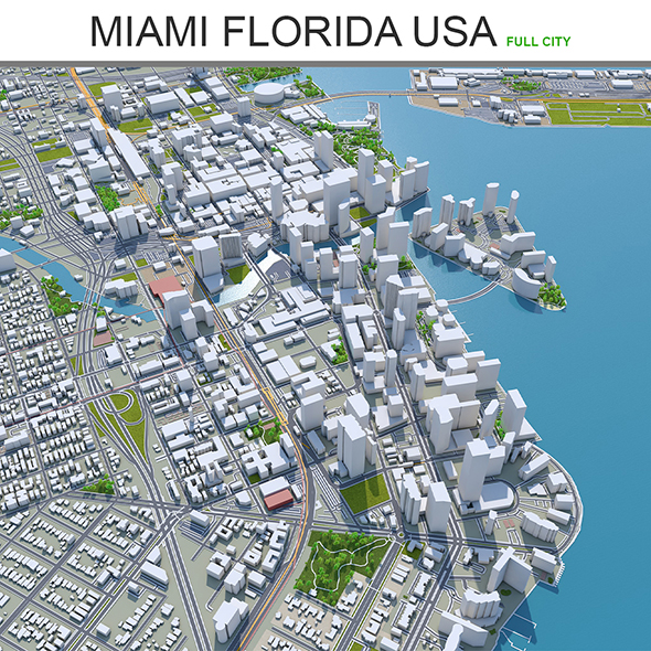 Miami Florida City - 3Docean 27728173