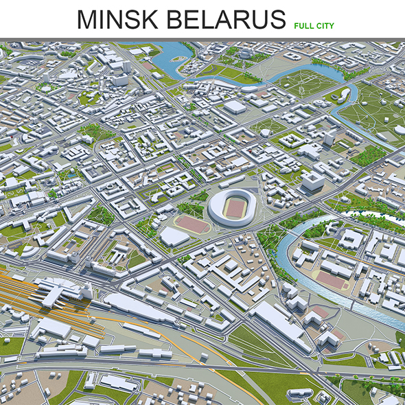 Minsk city Belarus - 3Docean 28619335