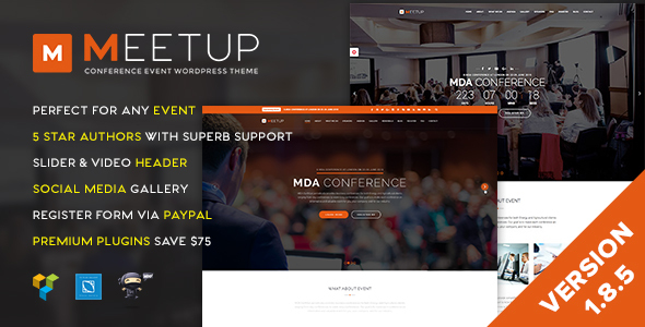 Meetup - Conference - ThemeForest 13633735