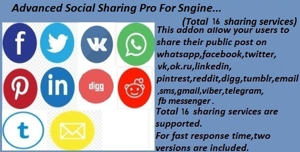 Advanced Social Sharing - CodeCanyon 15101844