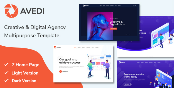 Avedi - CreativeDigital - ThemeForest 32639418