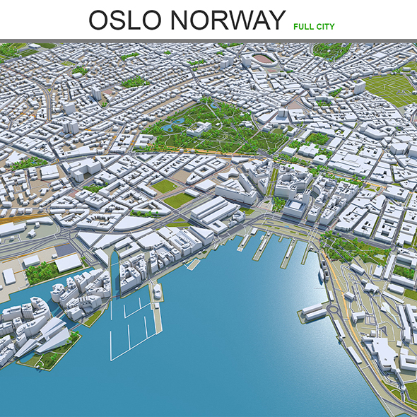 Oslo Norway City - 3Docean 27731048