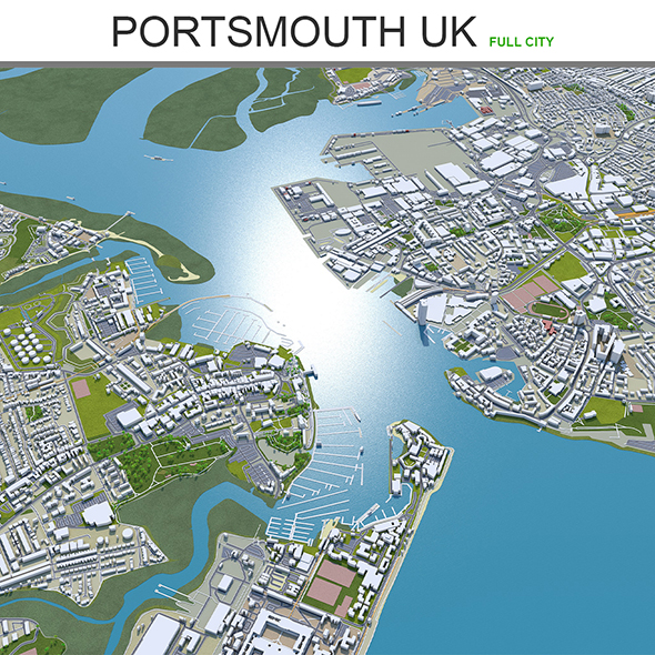 Portsmouth City UK - 3Docean 27733346