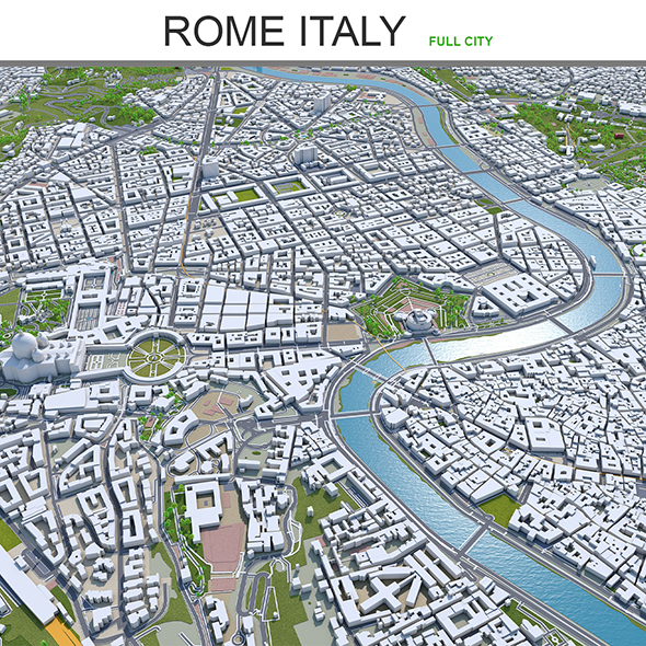 Rome City Italy - 3Docean 27734090