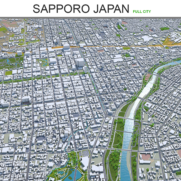 Sapporo City Hokkaido - 3Docean 28625680