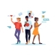 Social Media People, Vectors | GraphicRiver
