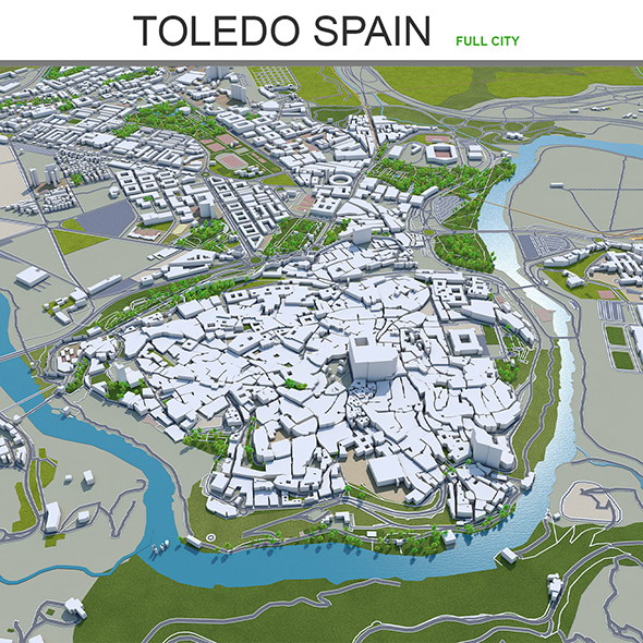 Toledo city Spain - 3Docean 28629407