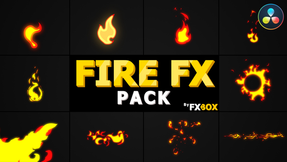 Flash FX FIRE Elements | DaVinci Resolve