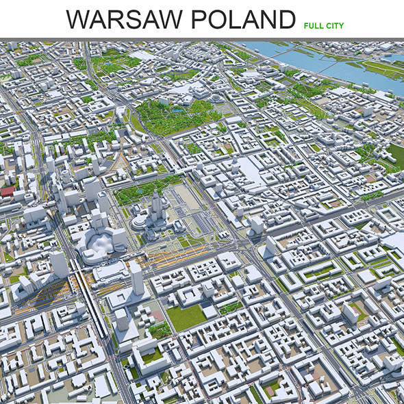 Warsaw City Poland - 3Docean 27750232