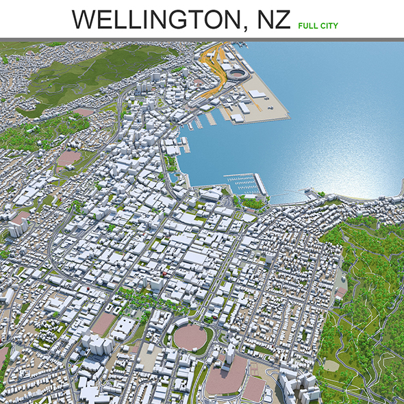 Wellington City New - 3Docean 27750308