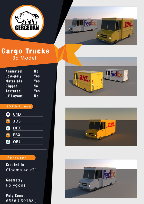Cargo Truck - 3Docean 33753025