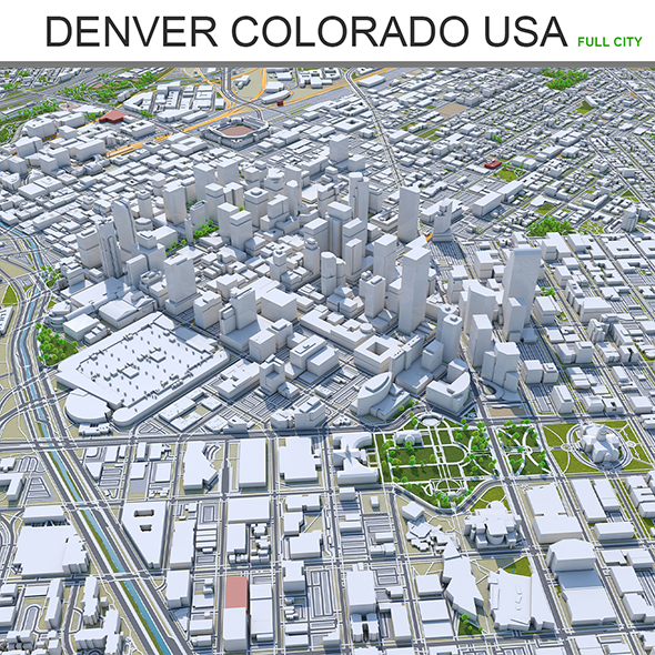 Denver City Colorado - 3Docean 27712551