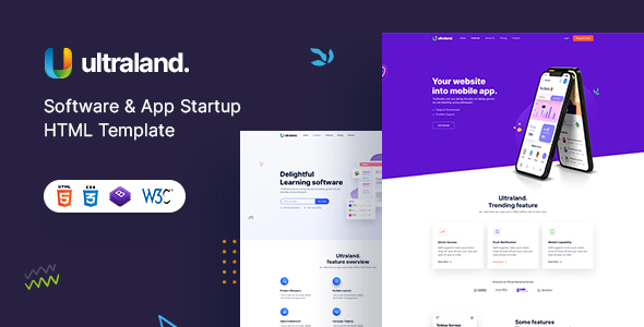 Ultraland - SoftwareApp - ThemeForest 32354758