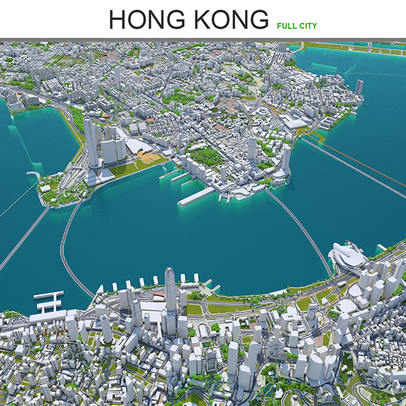 Hong Kong City - 3Docean 27716489