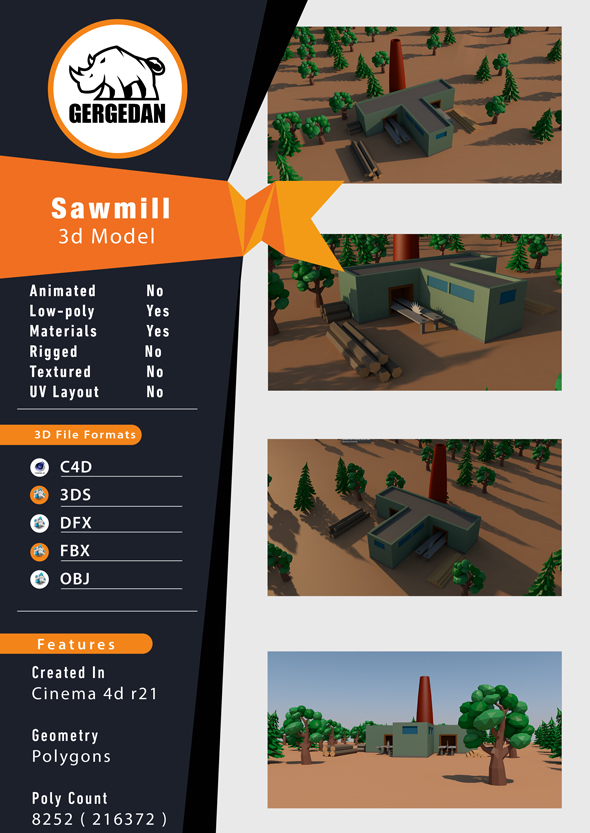 Sawmill - 3Docean 33753088