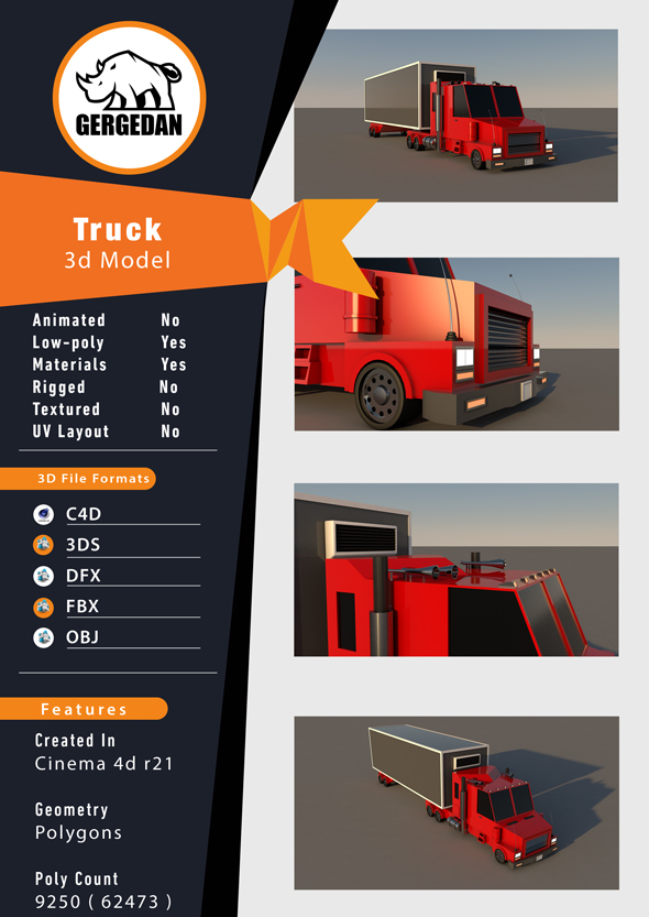 Truck - 3Docean 33753127