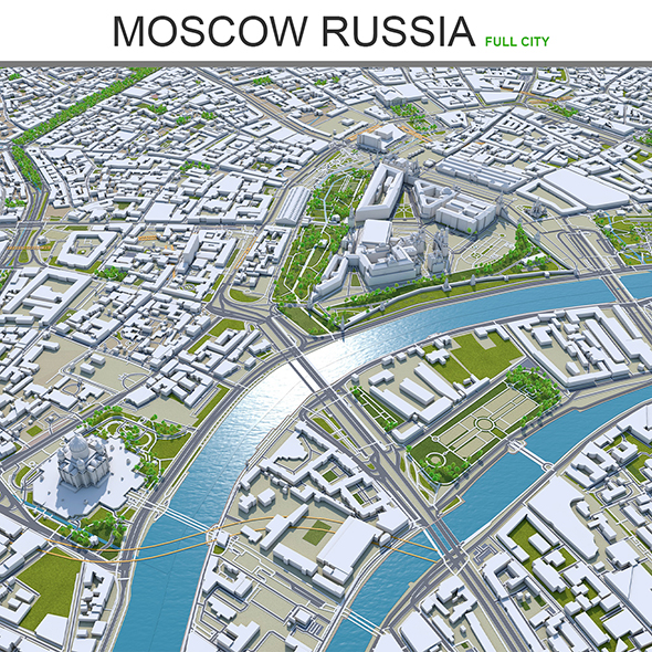 Moscow City Russia - 3Docean 27730347