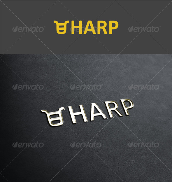 Harp - Minimal Bold Logo - Symbols Logo Templates