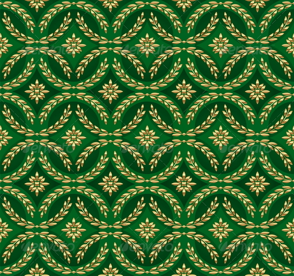 Decorative Ornamental Seamless Pattern - Backgrounds Decorative