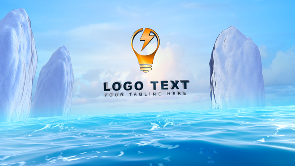 3D Ocean Logo - VideoHive 33759216