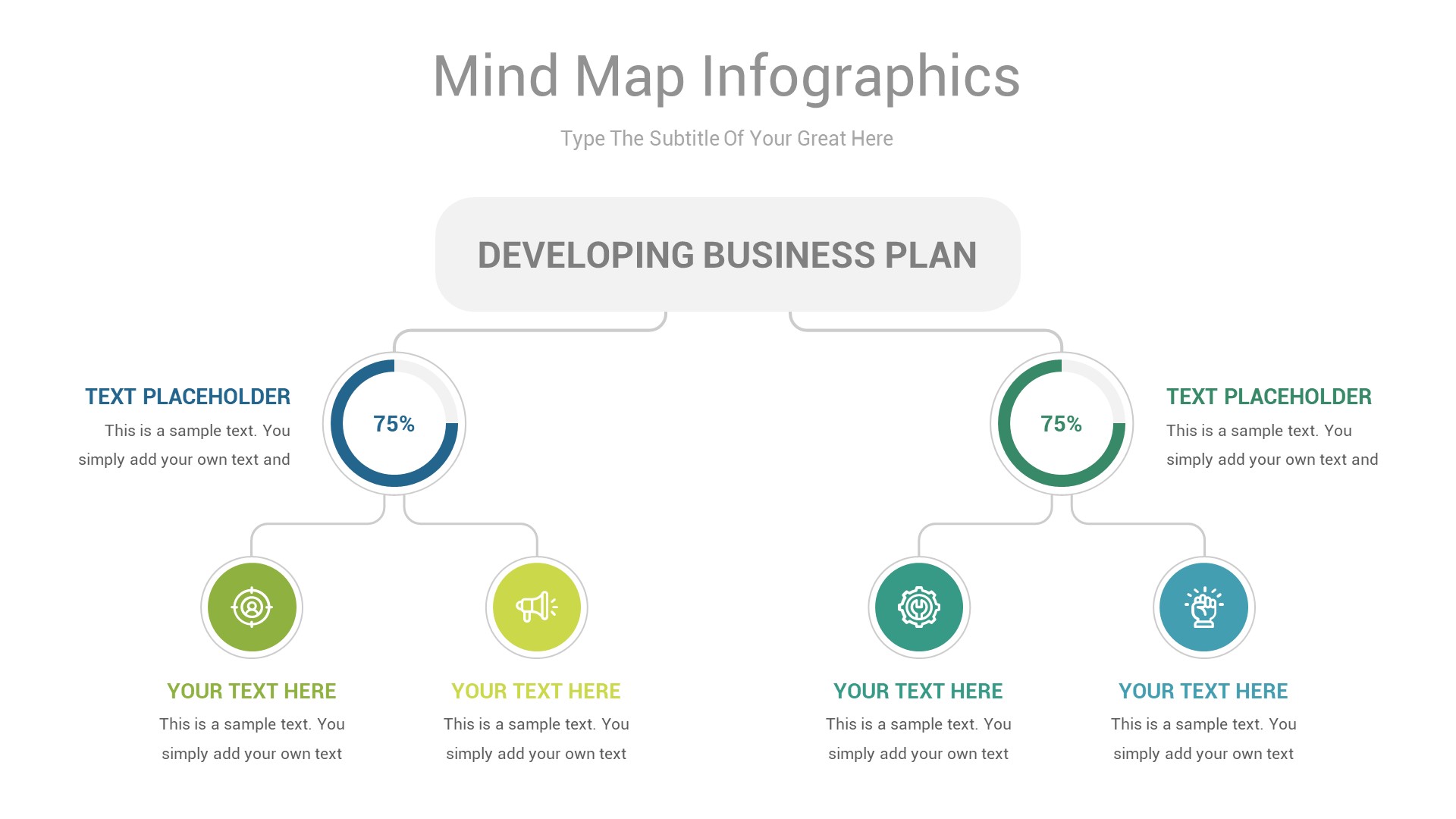 Mind Map Diagrams PowerPoint Presentation, Presentation Templates ...