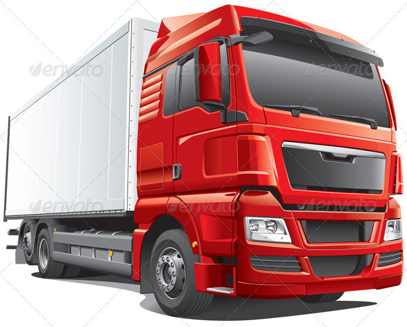 Large Modern Waggon - Objects Vectors