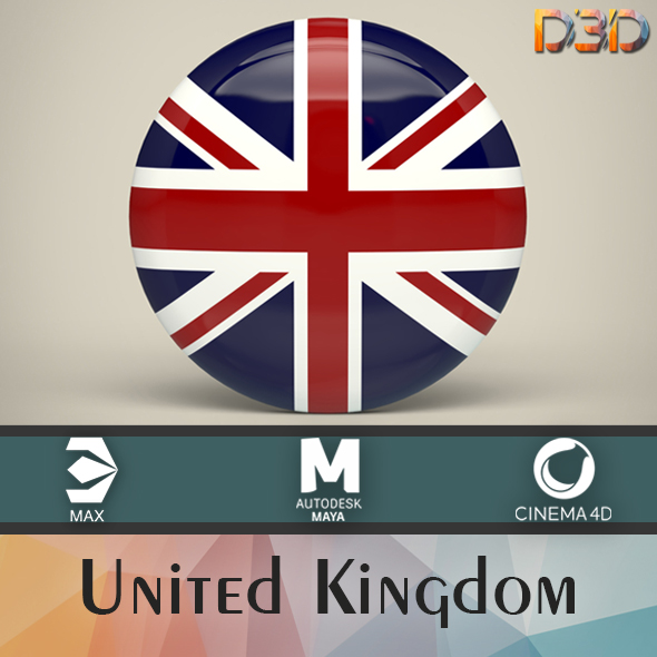 United Kingdom Badge - 3Docean 33763052