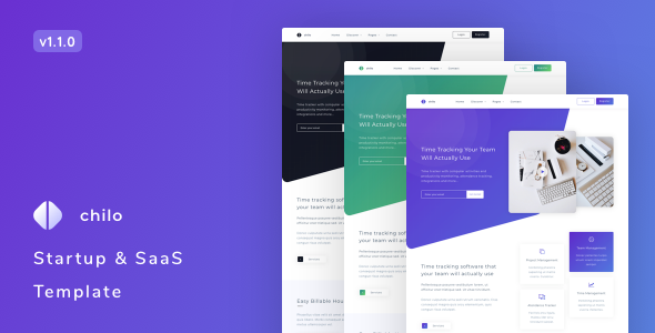 Marvelous Chilo - Startup and SaaS Template