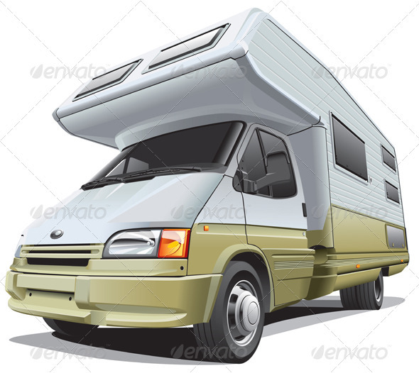 Compact Camper - Objects Vectors