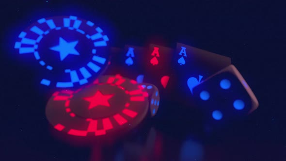 Casino Neon Zoom Out