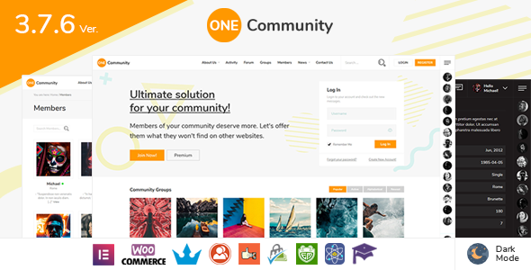 OneCommunity - BuddyPress - ThemeForest 3713046