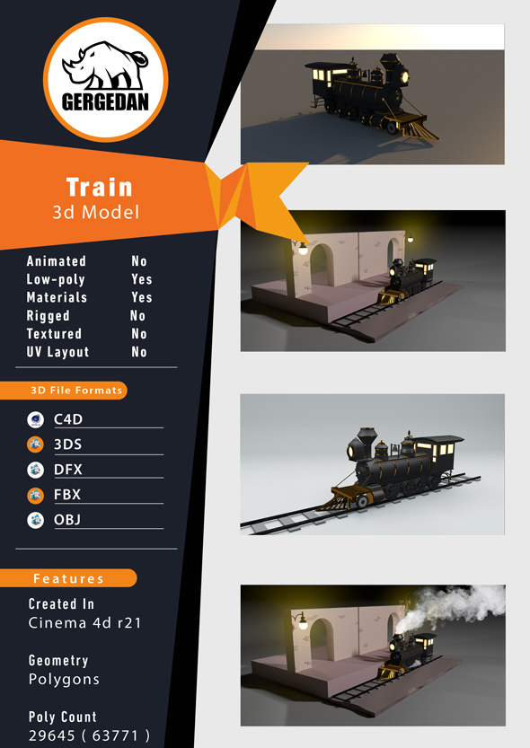 Train - 3Docean 33776936