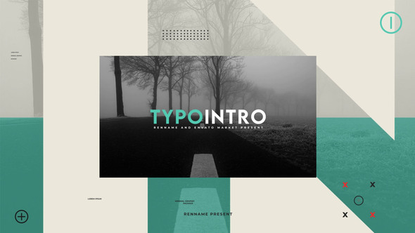 Typographic Clean Intro - VideoHive 33785758