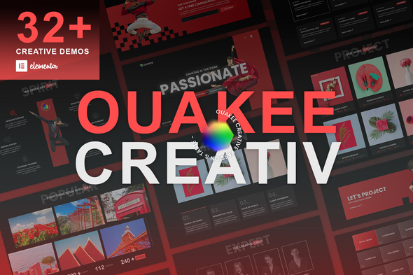 Ouakee - Creative - ThemeForest 33786237