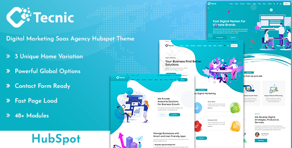 Tecnic – Digital Marketing Hubspot Theme