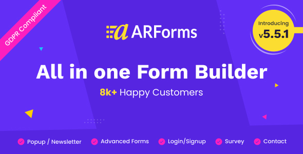 ARForms: Wordpress Form - CodeCanyon 6023165