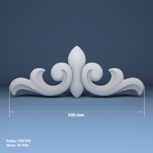 Decorative plaster - 3Docean 33799454